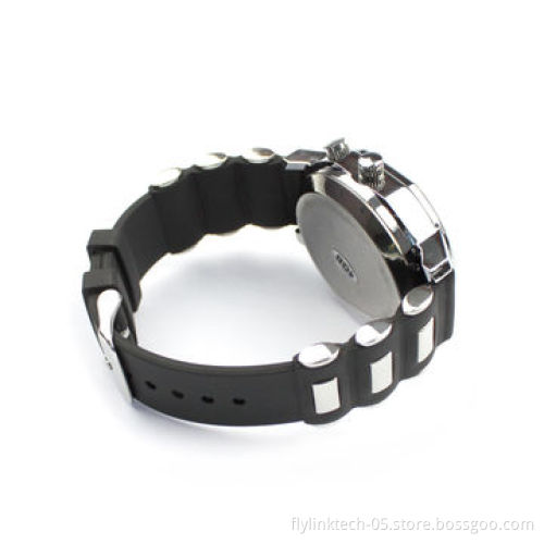 Mini DVR/Watch Spy Camera with Hidden Lens, Built-in Memory/Rechargeable Battery 1,280 x 720 Pix